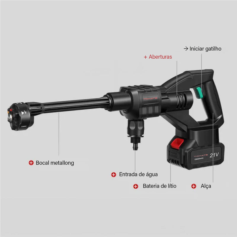 Lavadora de Alta Pressão Portátil [21v]